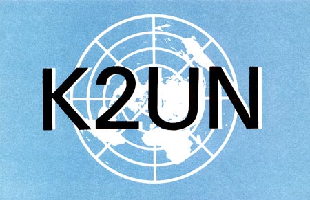 K2UN QSL card K2UN QSL card